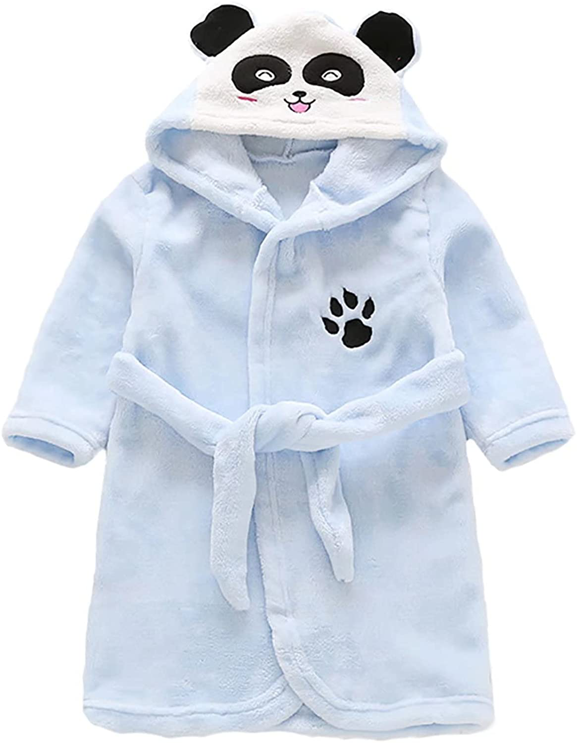 Toddler Baby Boys Girls Cartoon Bathrobe Flannel Robe Winter Night-Robe Apparel & Accessories > Clothing > Sleepwear & Loungewear > Robes Kylie Max   