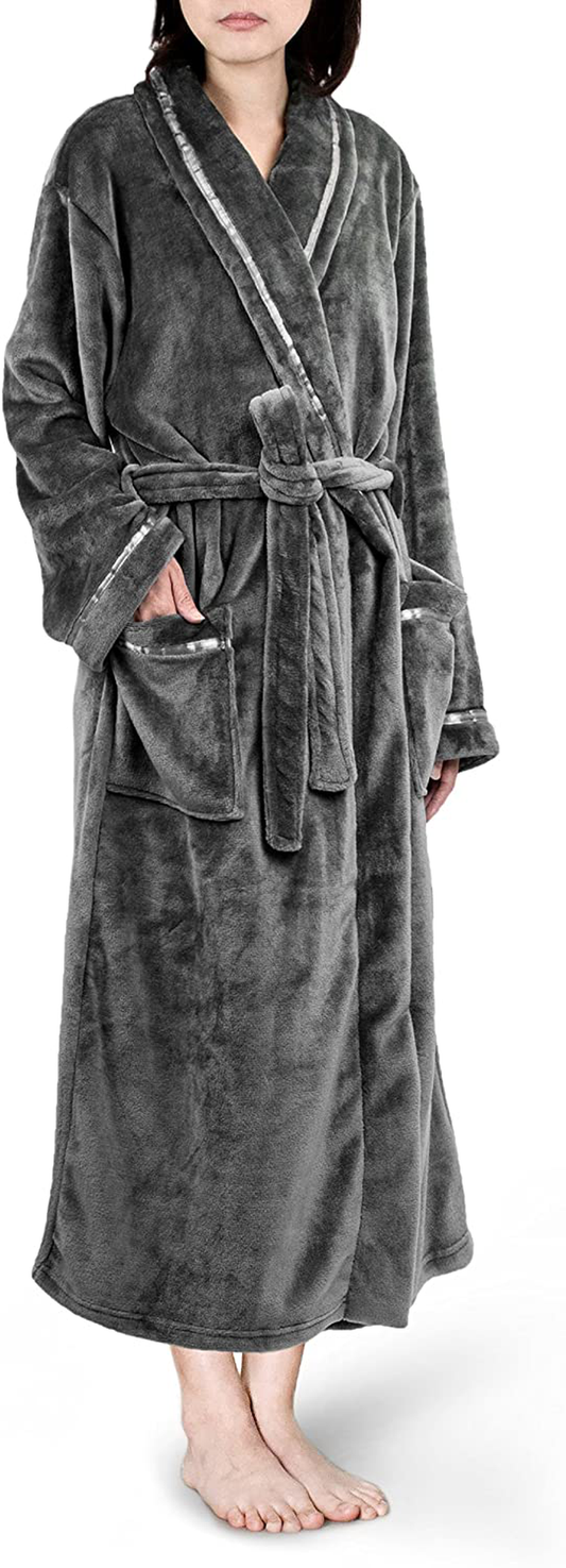 PAVILIA Plush Robe Women, Fluffy Soft Bathrobe, Luxurious Fuzzy Warm Spa Robe Apparel & Accessories > Clothing > Sleepwear & Loungewear > Robes Kylie Max   