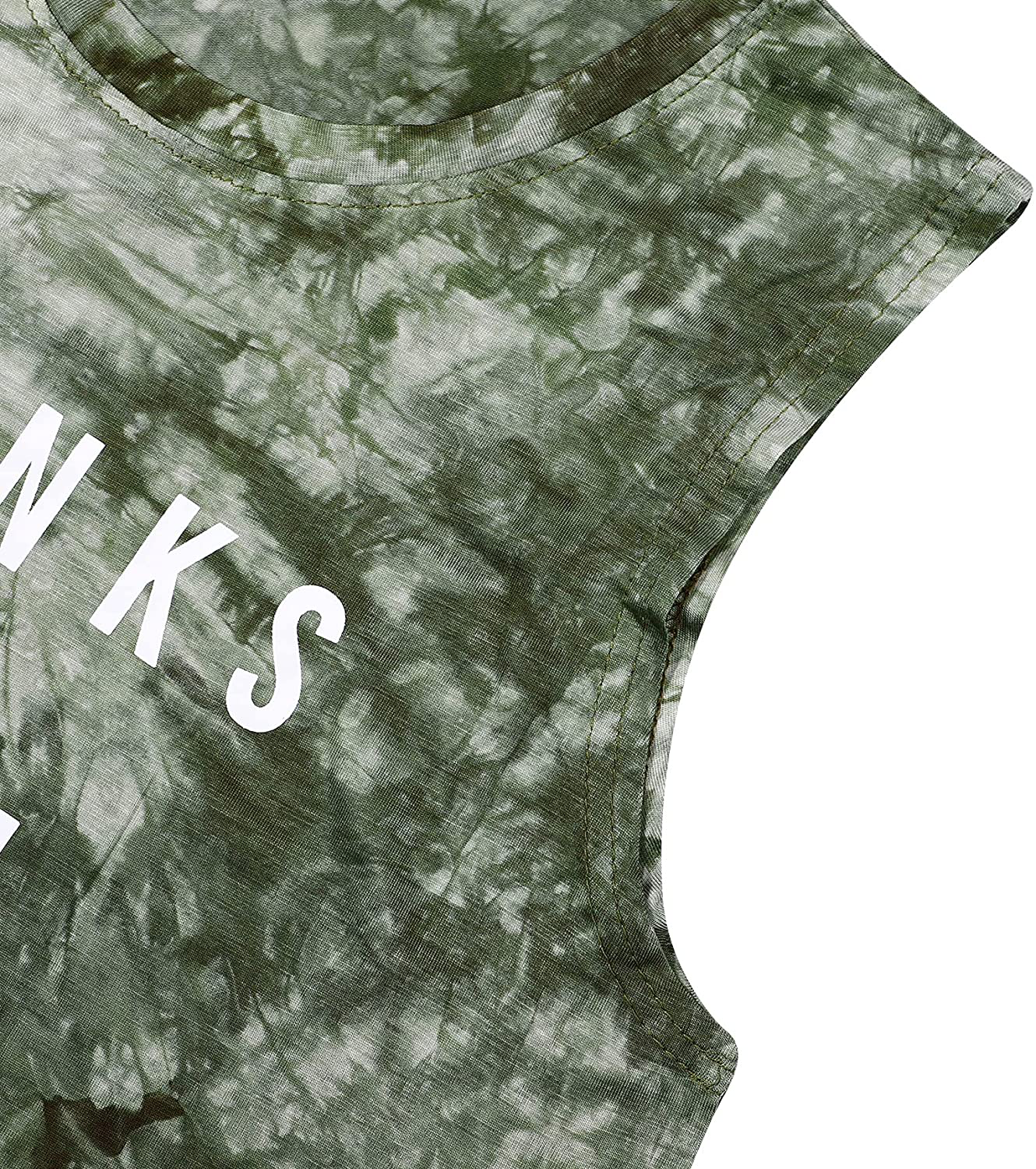 Drinks Well with Others Muscle Tank Tops Womens Funny Drinking Alcohol Sleeveless Letter Printed Graphic Tee Shirt Tops Apparel & Accessories > Clothing > Activewear Kylie Max   