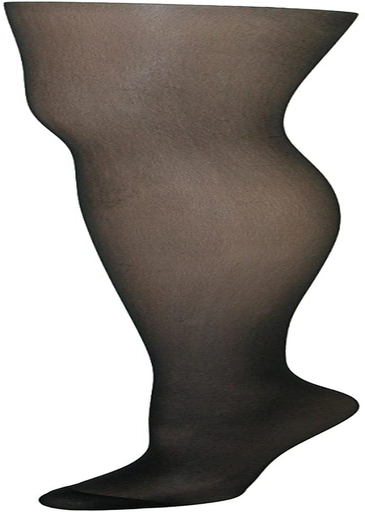 Just My Size Women'S plus Size Smooth Finish Regular Reinforced Toe Panty Hose Eco Apparel & Accessories > Clothing > Underwear & Socks > Shapewear JUST MY SIZE Jet Black 4X-Large 