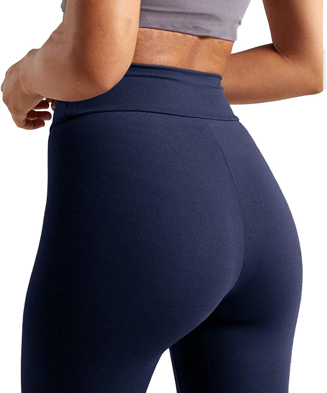 CAMPSNAIL 4 Pack High Waisted Leggings for Women- Soft Tummy Control Slimming Yoga Pants for Workout Running Reg & Plus Size Apparel & Accessories > Clothing > Activewear CAMPSNAIL   