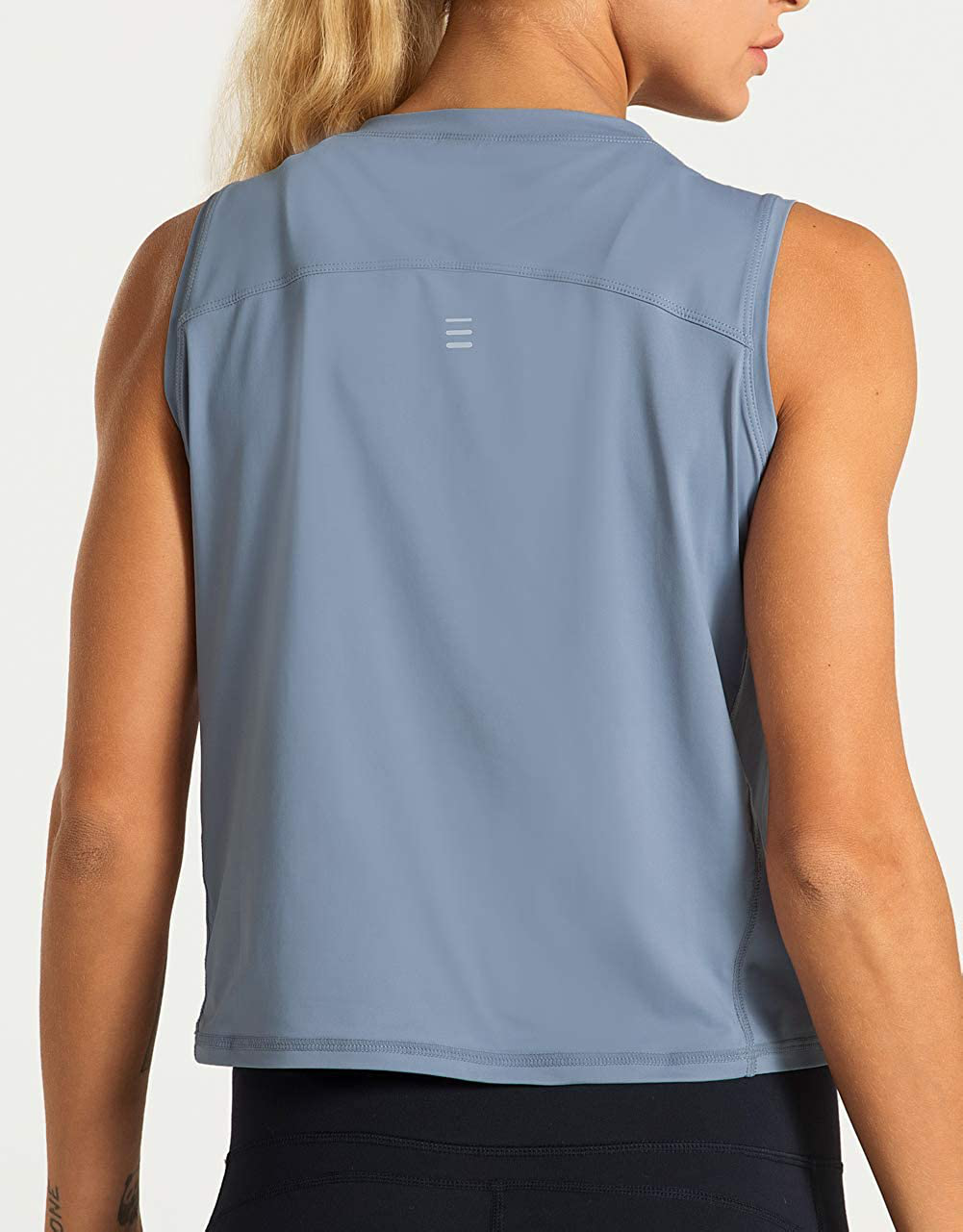 Dragon Fit Women Sleeveless Yoga Tops Workout Cool T-Shirt Running Short Tank Crop Tops Apparel & Accessories > Clothing > Activewear Kylie Max   