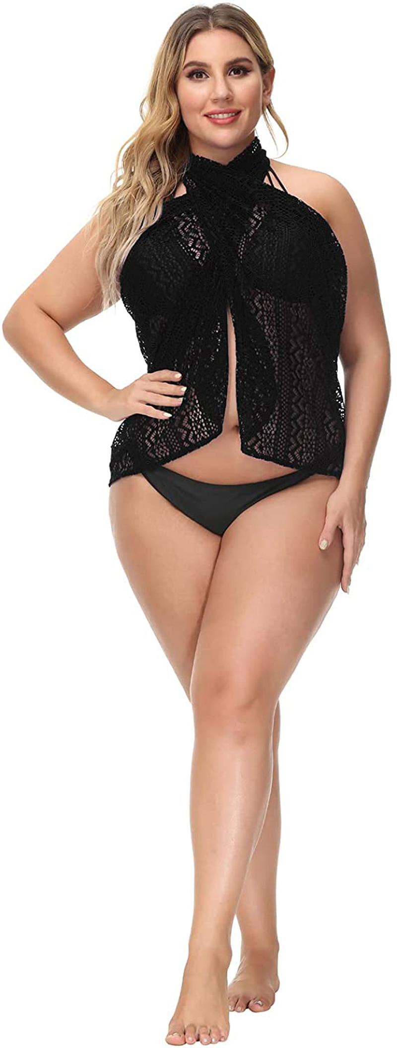 Hanna Nikole plus Size Sarong Swimsuit Cover Ups Bikini Beach Cover-Ups Wrap Skirt Apparel & Accessories > Clothing > Swimwear Kylie Max   