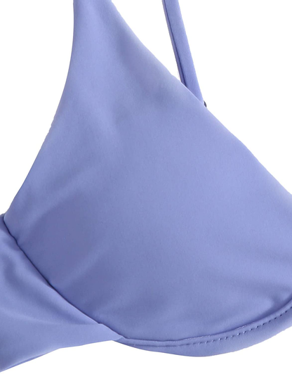 Verdusa Women'S Sexy Triangle Bathing Two Pieces Swimsuit Bikini Set Apparel & Accessories > Clothing > Underwear & Socks > Underwear Verdusa   