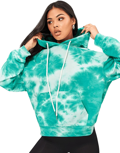 Sweatyrocks Women'S Casual Heart Print Long Sleeve Pullover Hoodie Sweatshirt Tops Apparel & Accessories > Clothing > Activewear Kylie Max   
