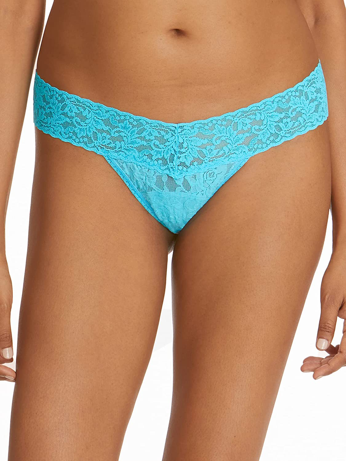 hanky panky, Signature Lace Low Rise Thong, One Size (2-12) Apparel & Accessories > Clothing > Underwear & Socks > Underwear hanky panky Tempting T One Size 