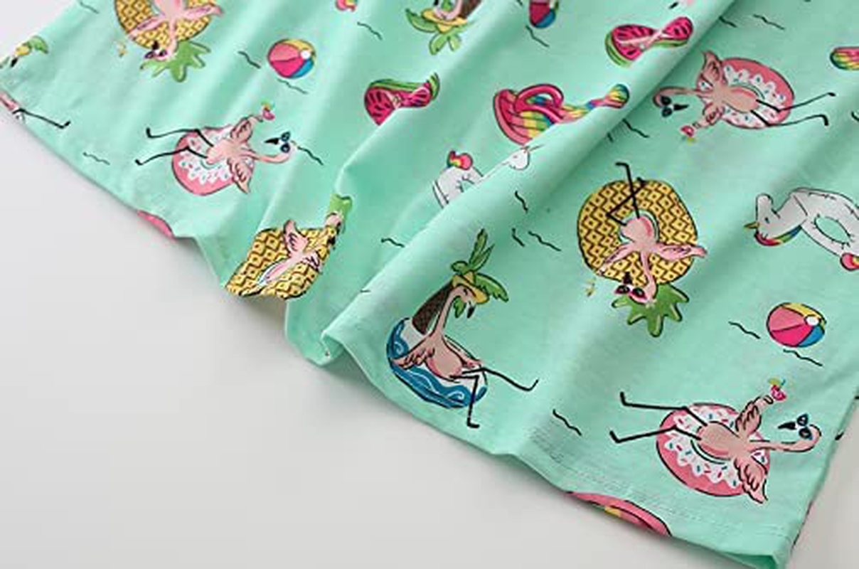 PNAEONG Women'S Cotton Nightgown Sleepwear Short Sleeves Shirt Casual Print Sleepdress Apparel & Accessories > Clothing > Sleepwear & Loungewear > Nightgowns Kylie Max   