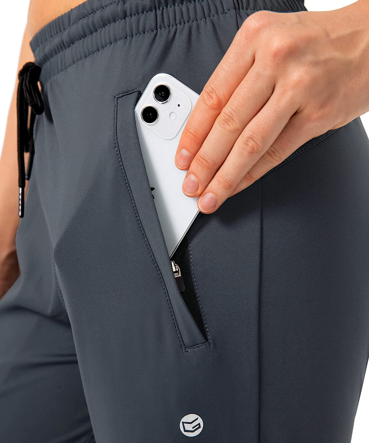 G Gradual Women'S Joggers Pants with Zipper Pockets Tapered Running Sweatpants for Women Lounge, Jogging Apparel & Accessories > Clothing > Activewear Kylie Max   