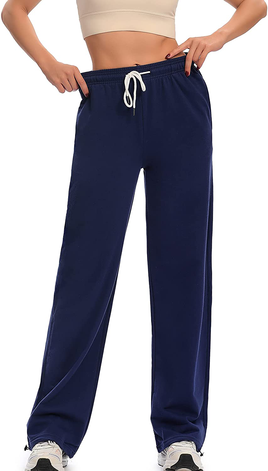 Cakcton Women'S Sweatpants with Pockets Joggers High Waisted Loose Workout Yoga Lounge Drawstring Active Casual Sports Pants Apparel & Accessories > Clothing > Activewear Kylie Max   