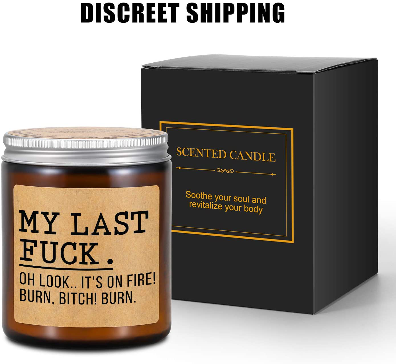 Fairy's Gift Lavender Scented Candles - Gifts for Her, Him - Funny Gifts for Women, Gifts for Men - Best Friend, Friend Gifts, BFF Gifts, Coworker Gifts - Friendship, Christmas, Fun Birthday Gifts Arts & Entertainment > Party & Celebration > Gift Giving Fairy's Gift   