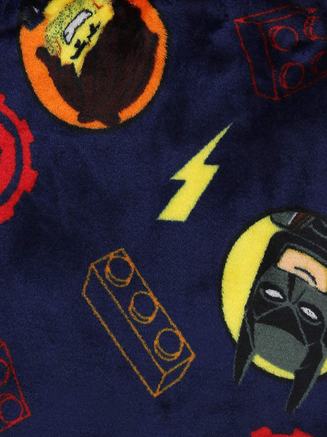 Lego Movie 2 the Second Part Boys Fleece Bathrobe Robe Apparel & Accessories > Clothing > Sleepwear & Loungewear > Robes Kylie Max   