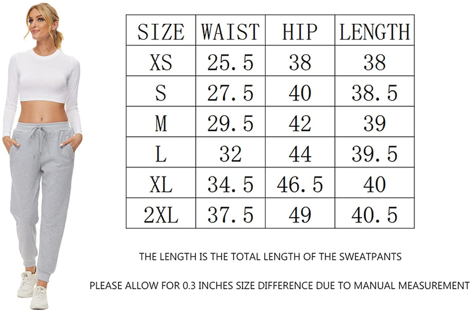 MOUEEY Women'S Super Warm Sherpa Lined Athletic Sweatpants Jogger Fleece Pants with Zipper Pockets Apparel & Accessories > Clothing > Activewear Kylie Max   