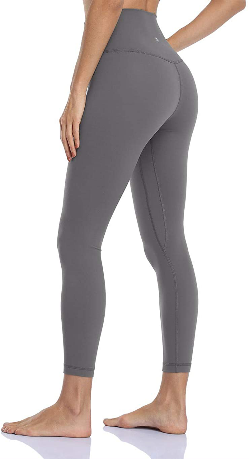 HeyNuts Hawthorn Athletic Essential II 7/8 Legging Women's High Waisted Yoga Pants Active Ankle Legging-25'' Apparel & Accessories > Clothing > Activewear HeyNuts Titanium_25'' Ⅱ X-Small 