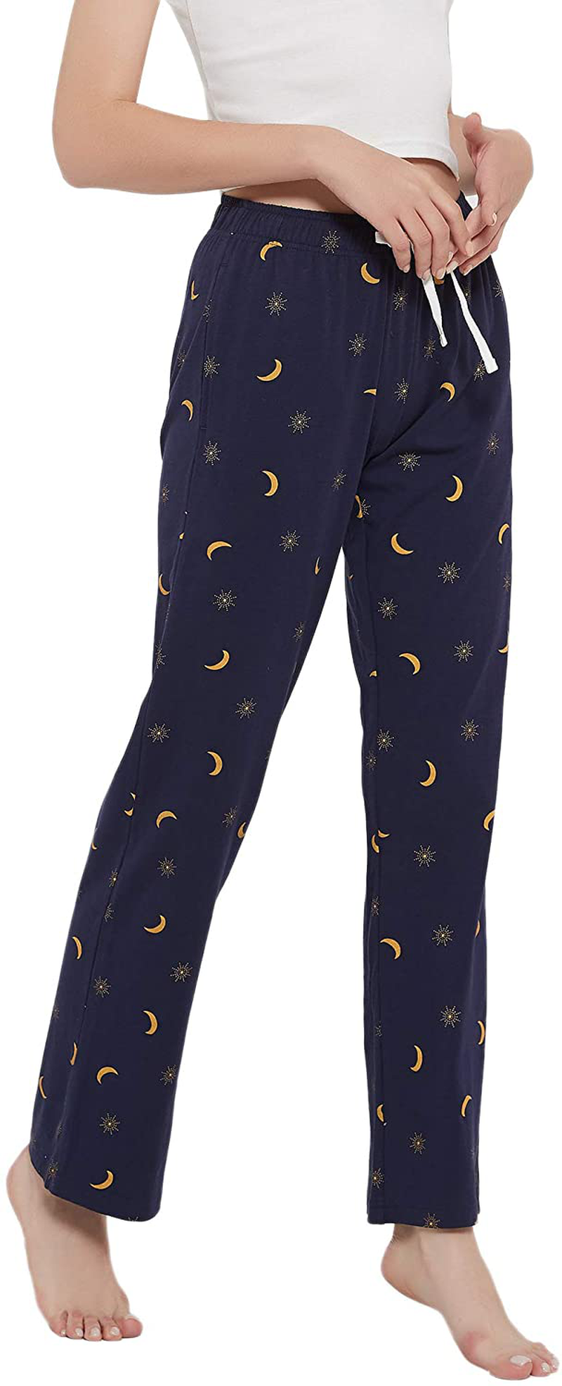 HEARTNICE Pajama Pants for Women Soft, Print Sleep Pants Lightweight Lounge Pj Bottoms Apparel & Accessories > Clothing > Sleepwear & Loungewear > Pajamas Kylie Max   