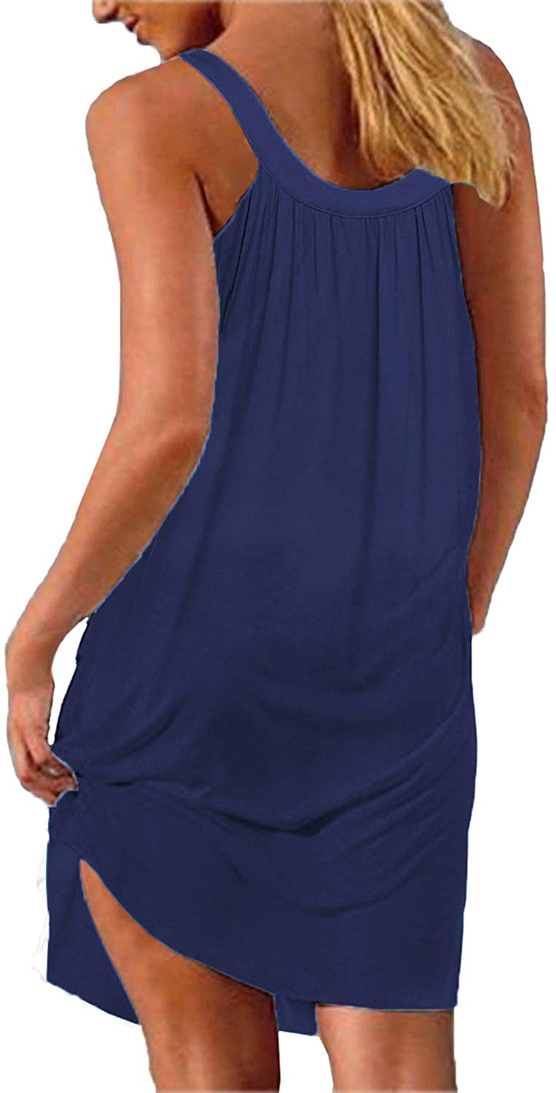 Bluetime Women'S Beach Bathing Suit Swimsuit Cover Ups Swimwear Summer Halter Dress Apparel & Accessories > Clothing > Swimwear Kylie Max   