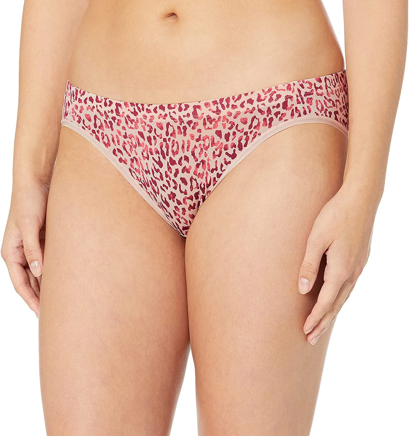 Maidenform Women'S Invisible Look Bikini Apparel & Accessories > Clothing > Underwear & Socks > Underwear Maidenform Unique Animal Print - Creme Pink 5 
