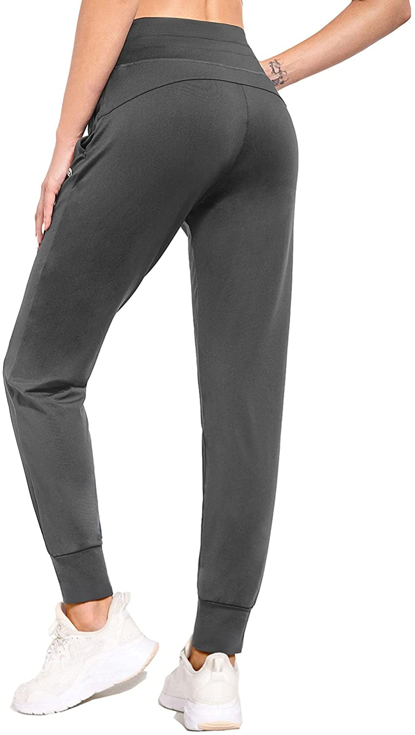 BALEAF Women'S Fleece Lined Pants Water Resistant Sweatpants High Waisted Thermal Joggers Winter Running Hiking Pockets Apparel & Accessories > Clothing > Activewear Kylie Max   