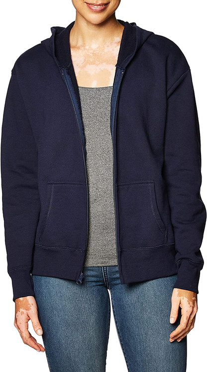 Hanes Women'S Ecosmart Full-Zip Hoodie Sweatshirt Apparel & Accessories > Clothing > Activewear Kylie Max   