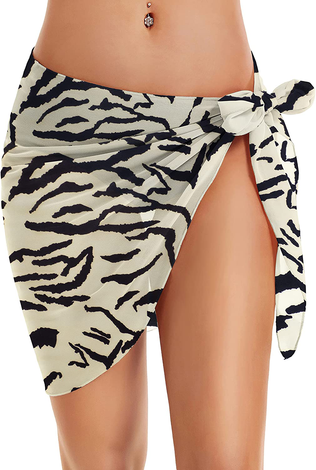 Swimsuit Coverups for Women Sarong Beach Bikini Wrap Sheer Short Skirt Chiffon Scarf for Swimwear Apparel & Accessories > Clothing > Swimwear Kylie Max   