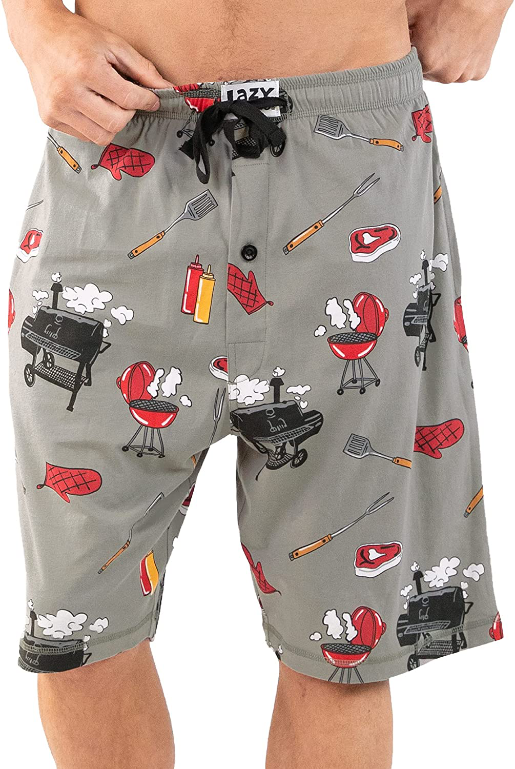 Lazy One Pajama Shorts for Men, Men'S Separate Bottoms, Cotton Loungewear Apparel & Accessories > Clothing > Sleepwear & Loungewear > Pajamas Kylie Max   