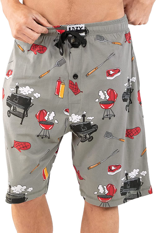 Lazy One Pajama Shorts for Men, Men'S Separate Bottoms, Cotton Loungewear Apparel & Accessories > Clothing > Sleepwear & Loungewear > Pajamas Kylie Max   