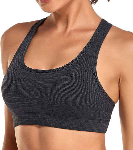 Oalka Women'S Racerback Sports Fitness Support Workout Running Bras Apparel & Accessories > Clothing > Underwear & Socks > Bras Kylie Max   