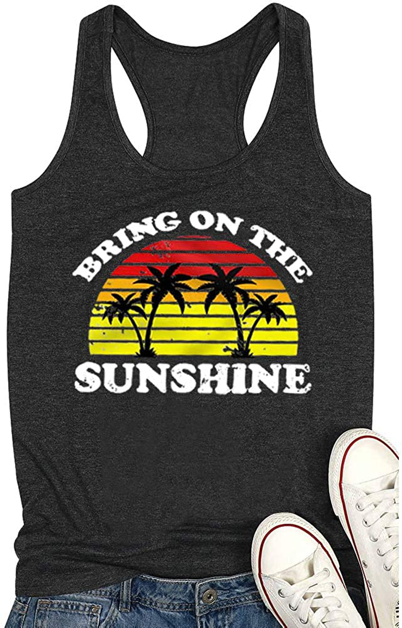 Bealatt Day Drinkin’ Casual Tank Tops Funny Letters Print Vest T-Shirt, Cute Drinking Shirt Tank for Women Apparel & Accessories > Clothing > Activewear Kylie Max   