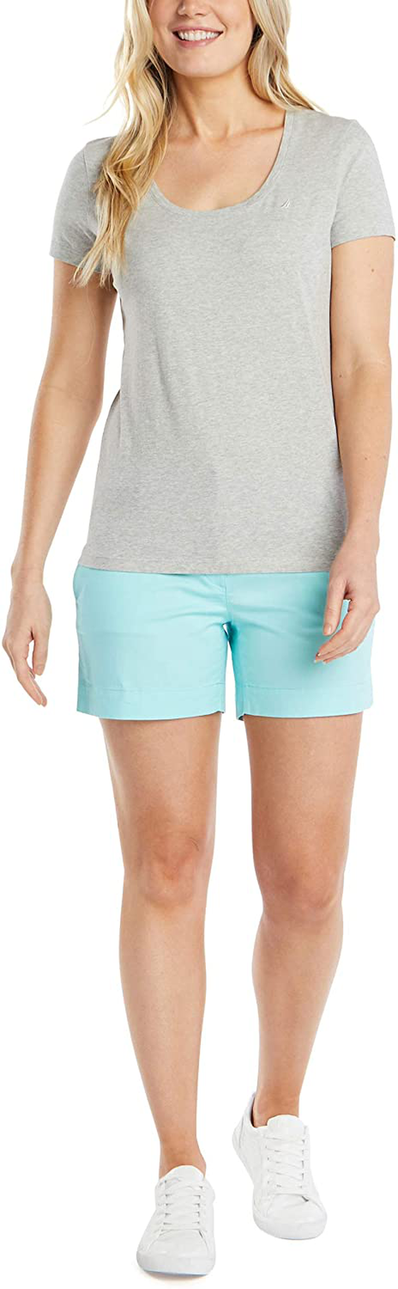Nautica Women'S Comfort Tailored Stretch Cotton Solid and Novelty Short Apparel & Accessories > Clothing > Shorts Kylie Max   