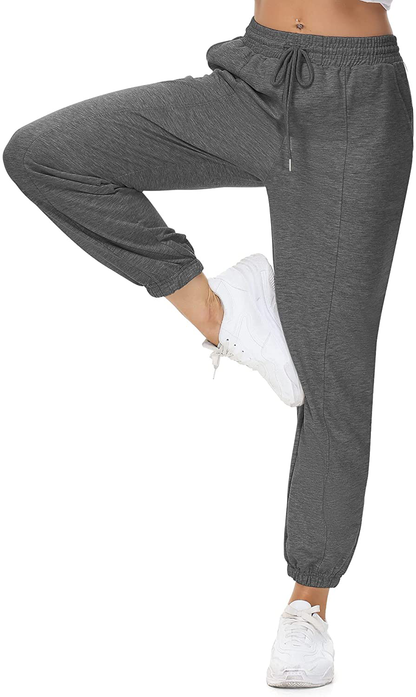 LUYAA Women'S Relaxed Fit Soft Jogger Sweatpant with Pockets for Running Yoga Workout Golf Casual Pajama Pants Apparel & Accessories > Clothing > Activewear Kylie Max   