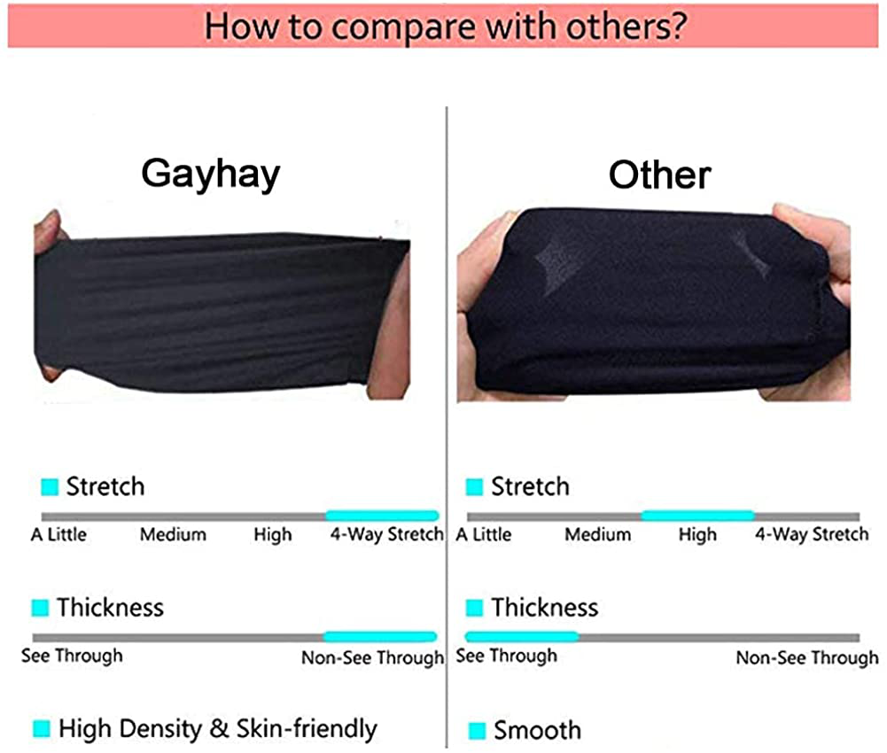GAYHAY High Waisted Capri Leggings for Women - Soft Slim Tummy Control - Exercise Pants for Running Cycling Yoga Workout Apparel & Accessories > Clothing > Activewear GAYHAY   