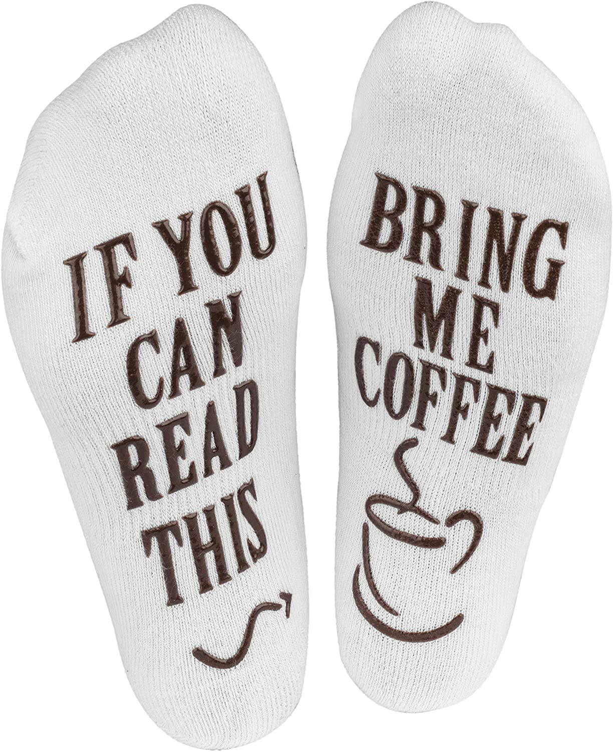 Haute Soiree - Women's Novelty Socks - “If You Can Read This, Bring Me Some” - One Size Fits All Arts & Entertainment > Party & Celebration > Gift Giving Haute Soiree Coffee  