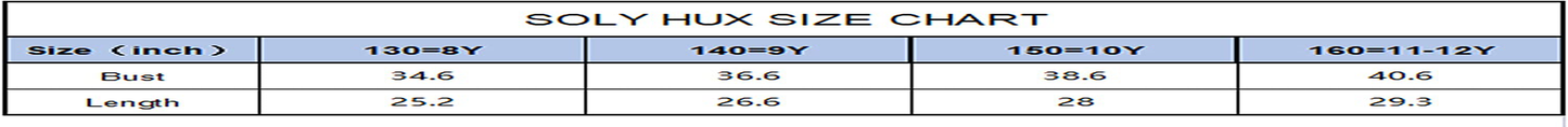 SOLY HUX Girl'S Spaghetti Strap Split Hem Crochet Beach Swimsuit Bikini Cover Up Apparel & Accessories > Clothing > Swimwear Kylie Max   