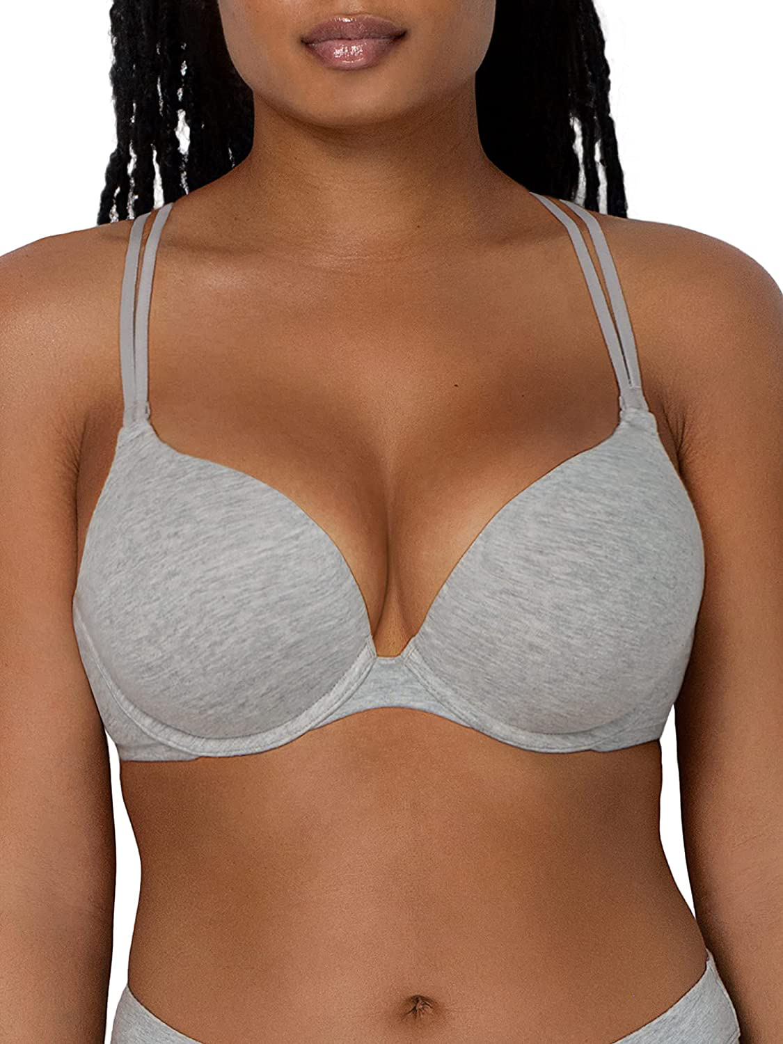 Smart & Sexy Women's Perfect Push-Up Bra Apparel & Accessories > Clothing > Underwear & Socks > Bras Smart & Sexy Light Grey Heather Standard 36B