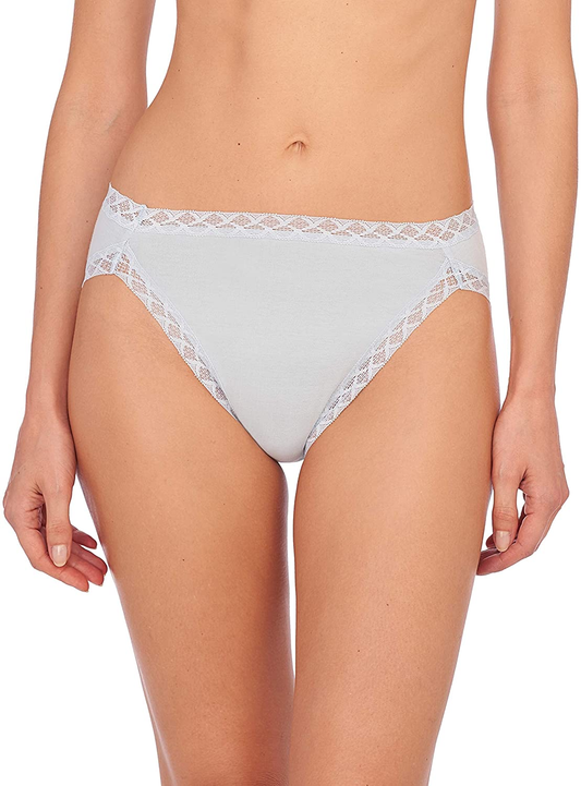 Natori Womens Bliss French Cut Panty Apparel & Accessories > Clothing > Underwear & Socks > Underwear Natori Baby Blue Large 