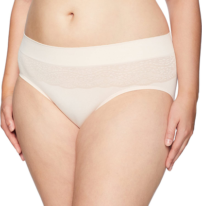 Warner'S Cloud 9 Seamless Hipster Apparel & Accessories > Clothing > Underwear & Socks > Underwear Warner's Rosewater Large 