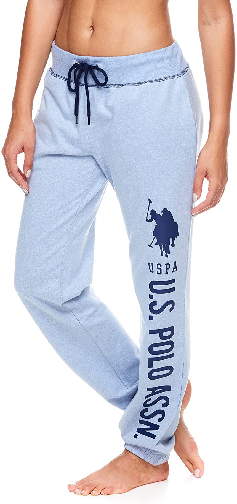 U.S. Polo Assn. Essentials Womens French Terry Joggers – Sweatpants for Women Apparel & Accessories > Clothing > Activewear Kylie Max   