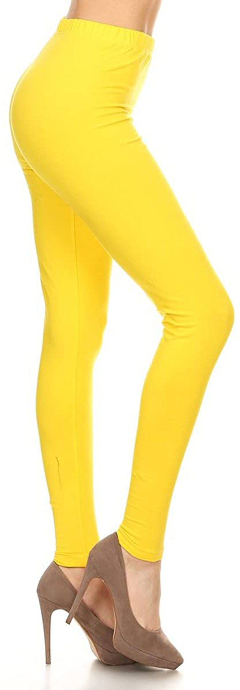 Leggings Depot Cotton Women'S Premium Quality Ultra Soft Solid Leggings Apparel & Accessories > Clothing > Underwear & Socks > Shapewear LEGGINGS DEPOT   