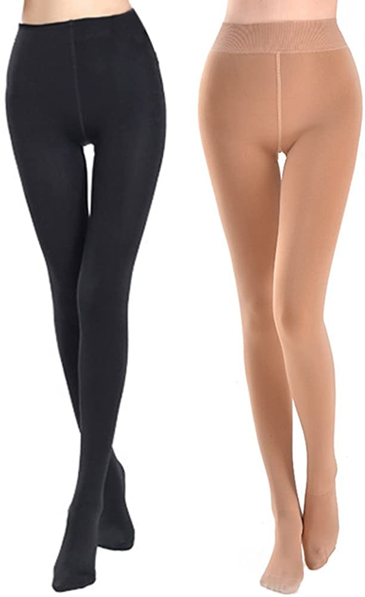 Blostirno Women'S Fleece Lined Tights Thermal Pantyhose Leggings Apparel & Accessories > Clothing > Underwear & Socks > Shapewear Blostirno   