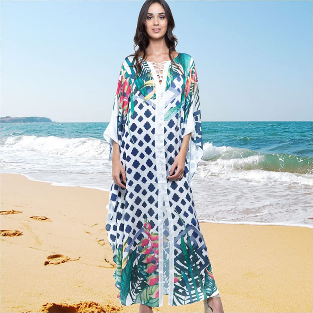 Swimsuit Cover Ups for Women plus Size Beachwear Bathing Suit Cover up Light Apparel & Accessories > Clothing > Swimwear Kylie Max   
