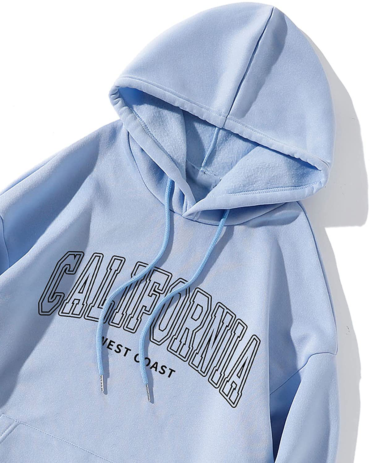 SOLY HUX Women'S Casual California Hoodie Long Sleeve Drawstring Pullover Sweatshirt Apparel & Accessories > Clothing > Activewear Kylie Max   