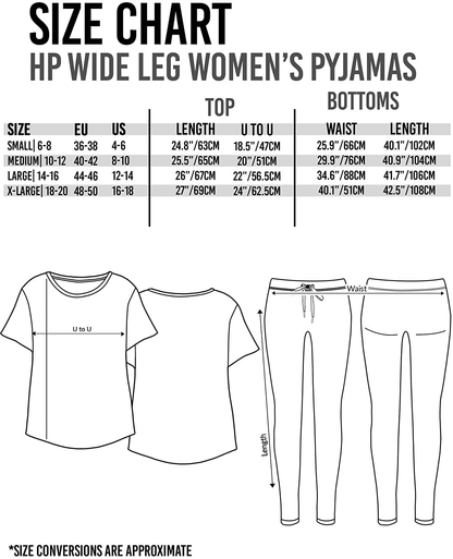 Harry Potter Pyjamas Women Gryffindor House Crest Ladies Top PJ set Apparel & Accessories > Clothing > Sleepwear & Loungewear > Pajamas Harry Potter   