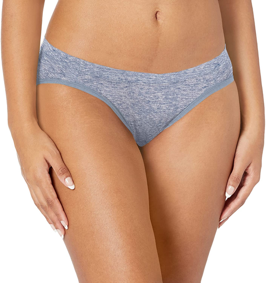 Maidenform Women'S Invisible Look Bikini  Maidenform Blue Moonbeam Heather Print 9 