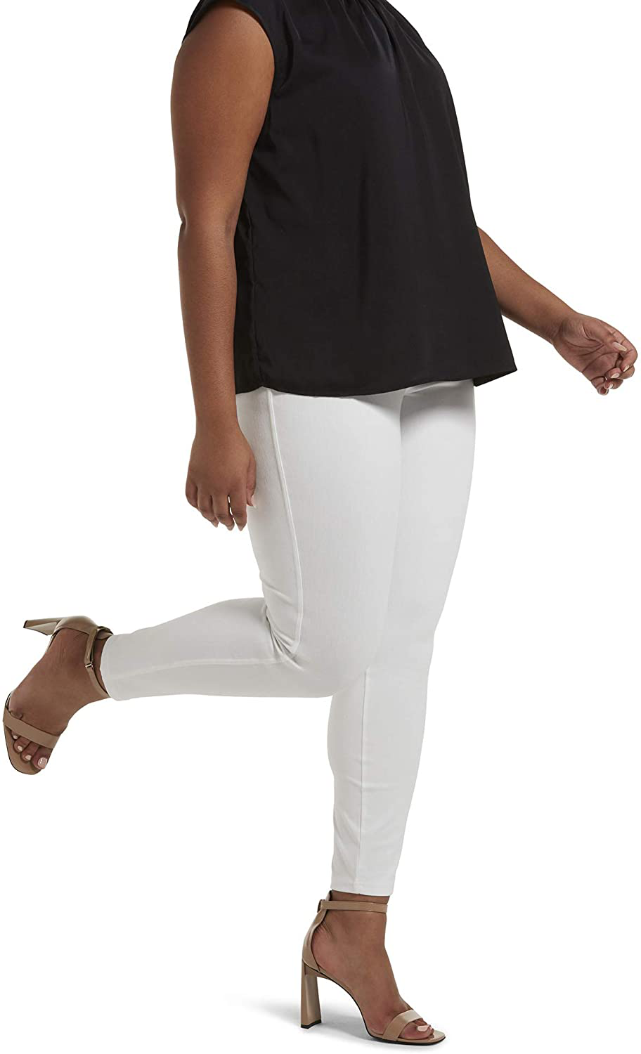 No Nonsense Women's Classic Indigo Denim Jean Leggings Apparel & Accessories > Clothing > Activewear No Nonsense White X-Large 