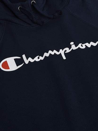 Champion Women'S Classic Script Logo, Powerblend Fleece Hoodie Apparel & Accessories > Clothing > Activewear Kylie Max   