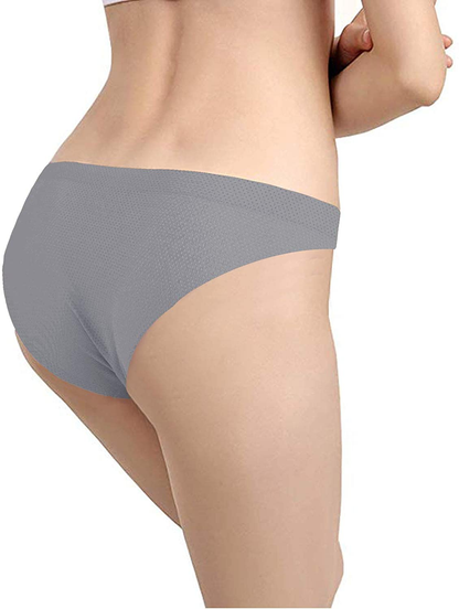 Dlala 7 Pack Women Seamless Underwear No Show Breathable Soft Stretch Bikini Panties Apparel & Accessories > Clothing > Underwear & Socks > Underwear Dlala   