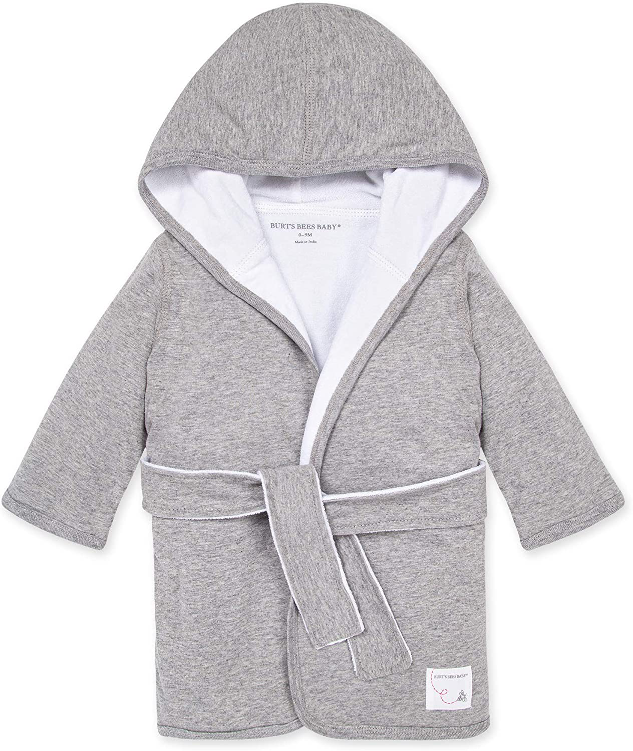 Burt'S Bees Baby Baby-Girls Bathrobe, Infant Hooded Robe, Absorbent Knit Terry, 100% Organic Cotton, 0-9 Months Apparel & Accessories > Clothing > Sleepwear & Loungewear > Robes Kylie Max   