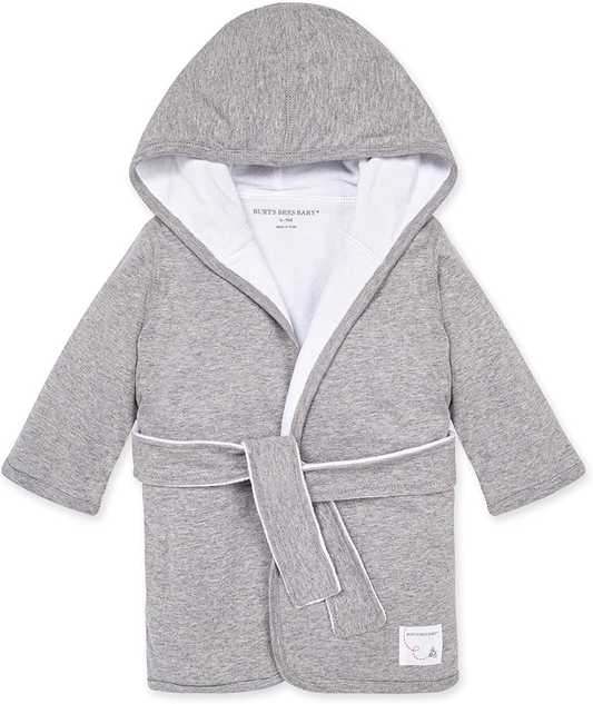 Burt'S Bees Baby Baby-Girls Bathrobe, Infant Hooded Robe, Absorbent Knit Terry, 100% Organic Cotton, 0-9 Months Apparel & Accessories > Clothing > Sleepwear & Loungewear > Robes Kylie Max   