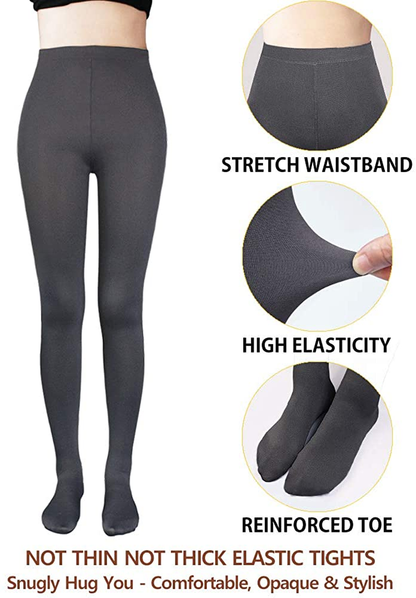VERO MONTE 80D Opaque Tights for Women - 80 Denier Pantyhose Solid Footed Tights Apparel & Accessories > Clothing > Underwear & Socks > Shapewear VERO MONTE   