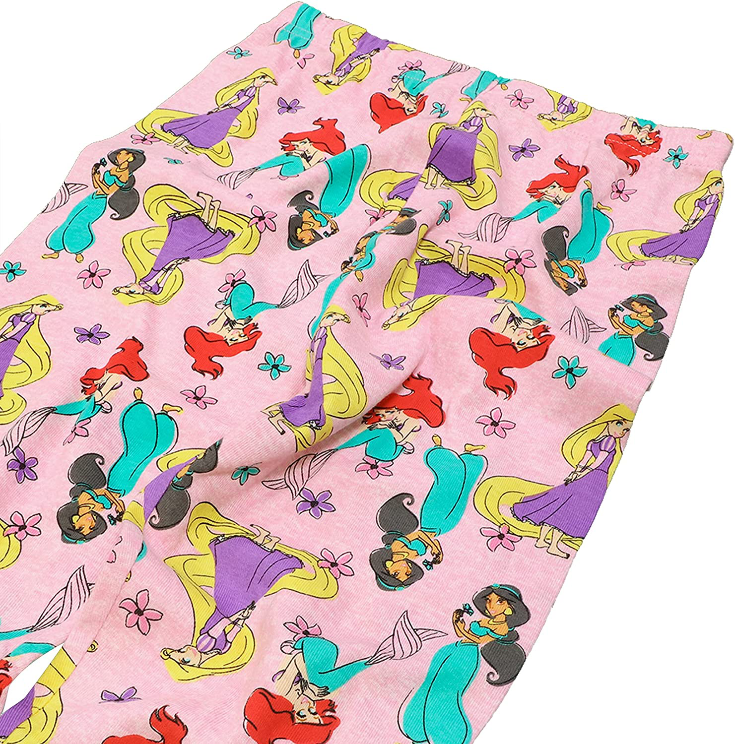Disney Girls' Princess Snug Fit Cotton Pajamas Apparel & Accessories > Clothing > Sleepwear & Loungewear > Pajamas Kylie Max   