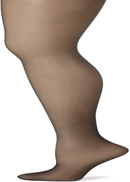 Hanes Women'S Control Top Sheer Toe Silk Reflections Panty Hose Apparel & Accessories > Clothing > Underwear & Socks > Shapewear Hanes Jet 1 E-F